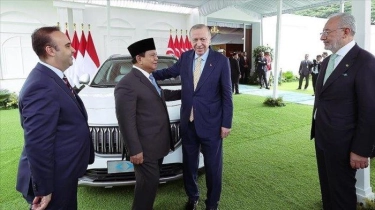 Presiden Erdogan Hadiahi Prabowo SUV Listrik Togg Model T10X Berkelir Putih