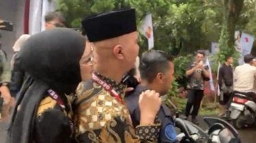 Momen Ahmad Dhani dan Mulan Jameela Bonceng Tiga Usai Silaturahmi KIM di Rumah Prabowo