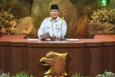 Di Hadapan Seluruh Kader Gerindra, Prabowo Pasang Badan unutk Megawati, Tegaskan Punya Jasa Besar kepada Bangsa