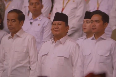 Prabowo Singgung Semua Parpol Hadiri HUT Gerindra: Termasuk yang Baju Merah