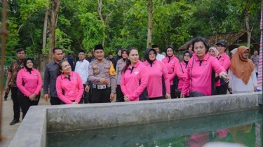 Dukung Ketahanan Pangan, Kemala Bhayangkari Buat Kolam & Tebar Benih Ikan di Panti Asuhan Yogyakarta