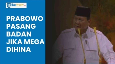 VIDEO: Sampai Tepuk Dada, Prabowo Pasang Badan jika Ada yang Hina Megawati: Saya Tidak Suka!