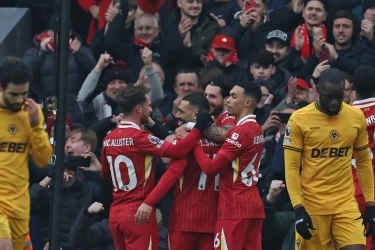 Hasil Liverpool Vs Wolves 2-1: Mo Salah Bikin Gol, The Reds Mantap di Puncak