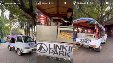 Alasan Linkin Park Bagi-bagi Tahu Bulat di Jakarta Jelang Konser