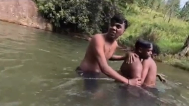 Turis Malaysia Selamatkan Pria Tenggelam di Air Terjun Sri Lanka, Videonya Viral!