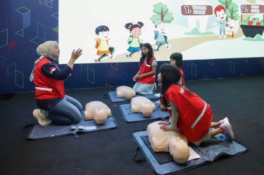 Edukasi 101 Anak di Health Exhibition, Latih Tanggap Darurat dan Kesehatan Diri