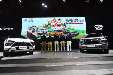 Mitsubishi Tampil All Out di IIMS 2025, Jagokan Mitsubishi Xforce yang Siap Diajak Mudik Lebaran