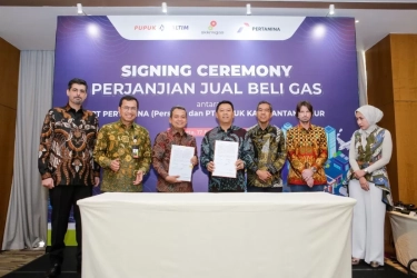 Pastikan Kelancaran Pasokan Gas, Pupuk Kaltim Teken PJBG dengan Pertamina