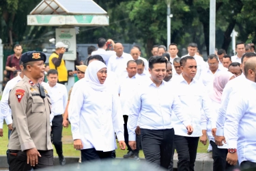 Usai Dilantik Jadi Gubernur Jatim Khofifah Indar Parawansa Siap Kerja Keras untuk Memajukan Daerah