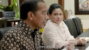 Jokowi Ditanya Asal Orang Jahat oleh Anak Chef Arnold, Ekspresi Awas Iriana Disorot