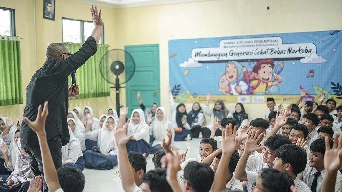 Ratusan Pelajar MTs Negeri 15 Jakarta Antusias Ikut Edutainment Cegah Penggunaan Narkoba