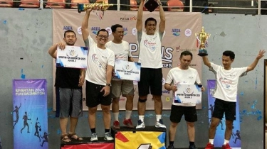 Pokja Wartawan Jaksel Gelar Spartan Fun Badminton 2025, Berikut Daftar Pemenangnya