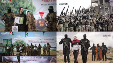 5 Fakta Pembebasan Sandera Israel: Tawanan IDF Cium Kening Al-Qassam, Hamas Pamer Senjata