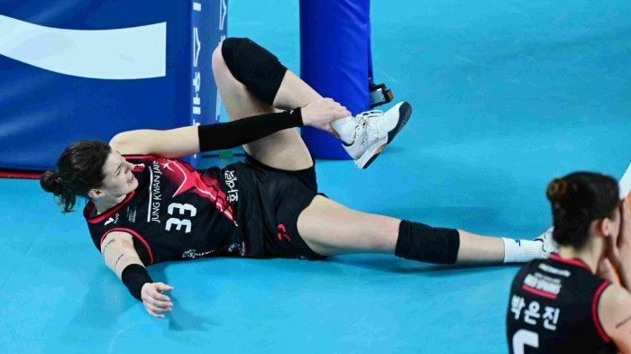Bukilic Cedera Robek Ligamen Pergelangan Kaki, Kekuatan Red Sparks Pincang Jelang Play-off