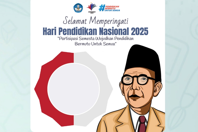 50 Link Twibbon Hari Pendidikan Nasional 2025 yang Menarik dan Logonya