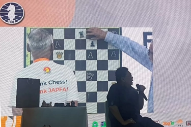 Persaingan Ketat Warnai Kompetisi Catur Japfa FIDE Rated 2025, Ketum Percasi Utut Adianto Beri Coaching Clinic