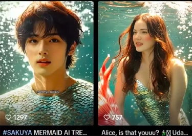 Viral Fenomena Video AI Mermaid di Media Sosial, Ini Tutorial Membuatnya biar Bisa Ikutan Tren
