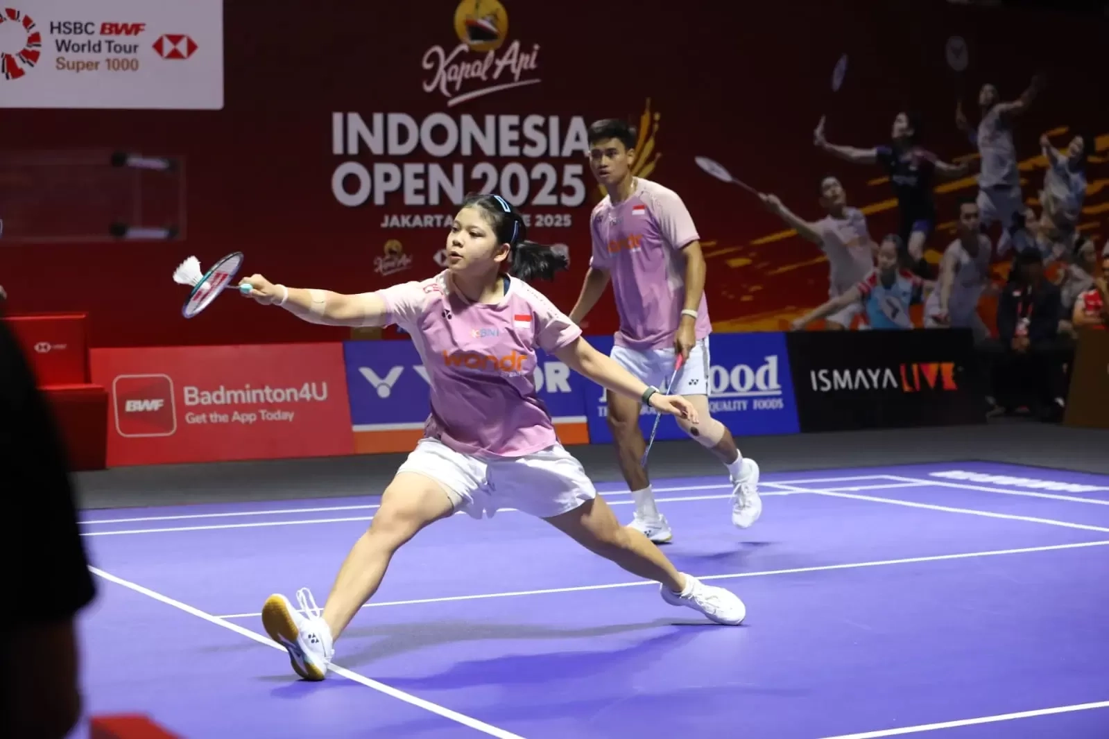 Jafar/Felisha Gagal Balas Dendam, Langkah Terhenti di Babak 16 Besar Indonesia Open 2025