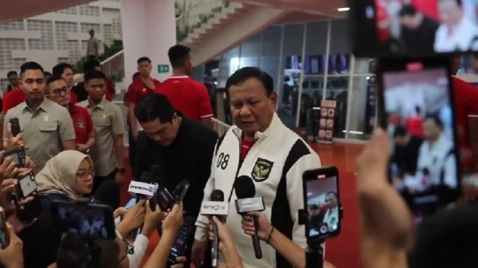 Prabowo Subianto Tonton Timnas Indonesia vs China, Erick Thohir: Semoga Bawa Hoki