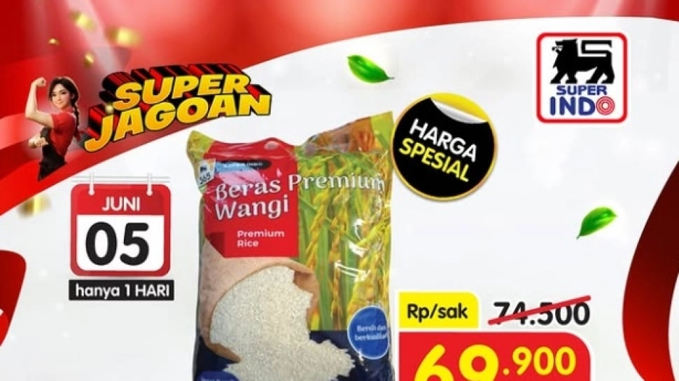 Promo Superindo Hari Ini 5 Juni 2025: Beras Premium hingga Minyak Goreng Murah, Persiapan Idul Adha