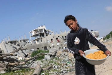 Daging Jadi Barang Mewah Idul Adha di Gaza, Makan Tepung Sudah Bahagia