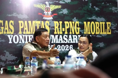 Menhan dan Menkeu Kunjungi Nduga Papua, Pakai Rompi Anti Peluru