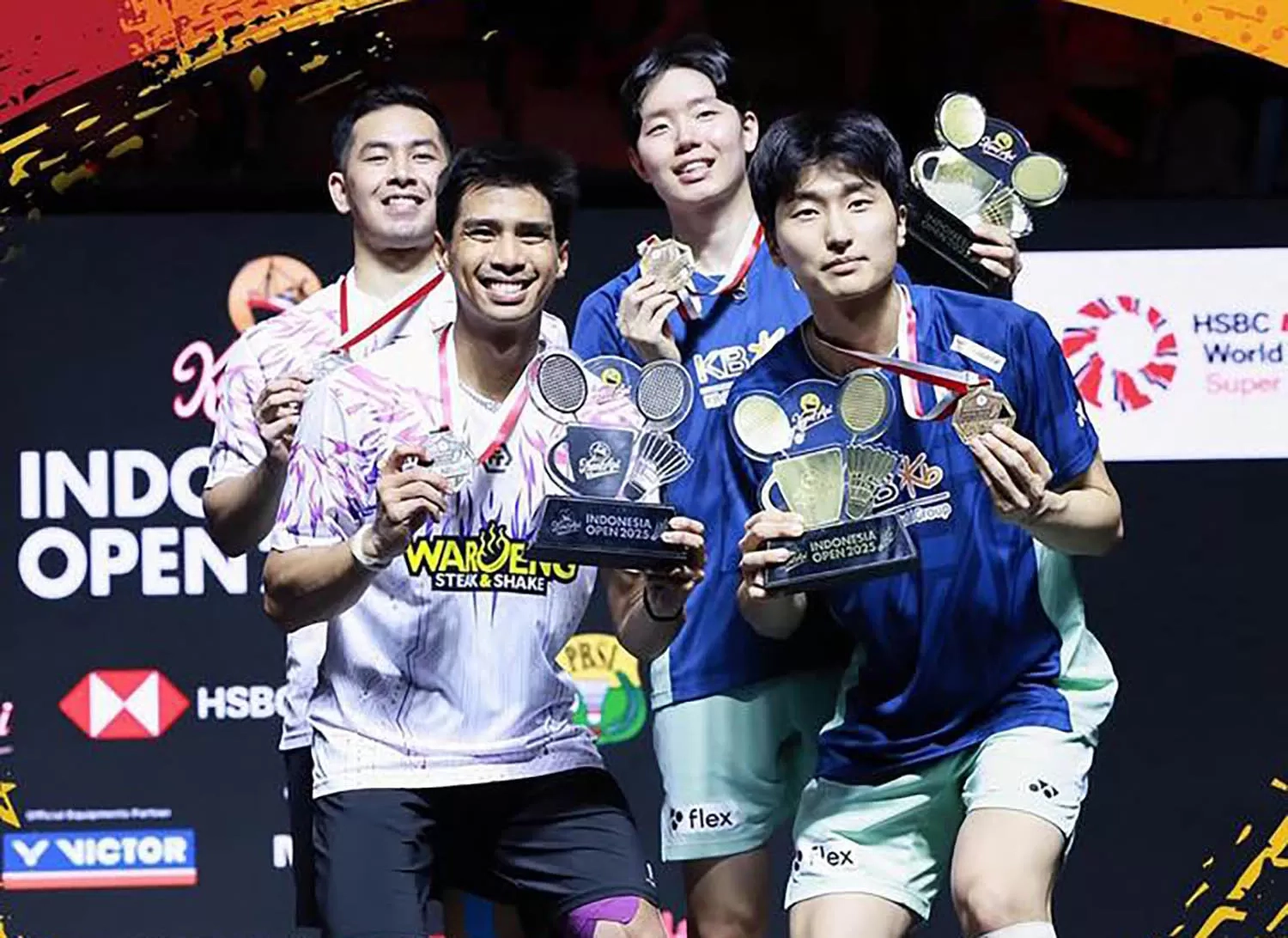 Perjuangan Sabar/Reza Gagal Berbuah Gelar, Korea Selatan Juara Umum Indonesia Open 2025