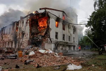 Rusia Kembali Bombardir Ukraina dengan Drone dan Rudal, 4 Tewas dan Puluhan Luka Termasuk Bayi