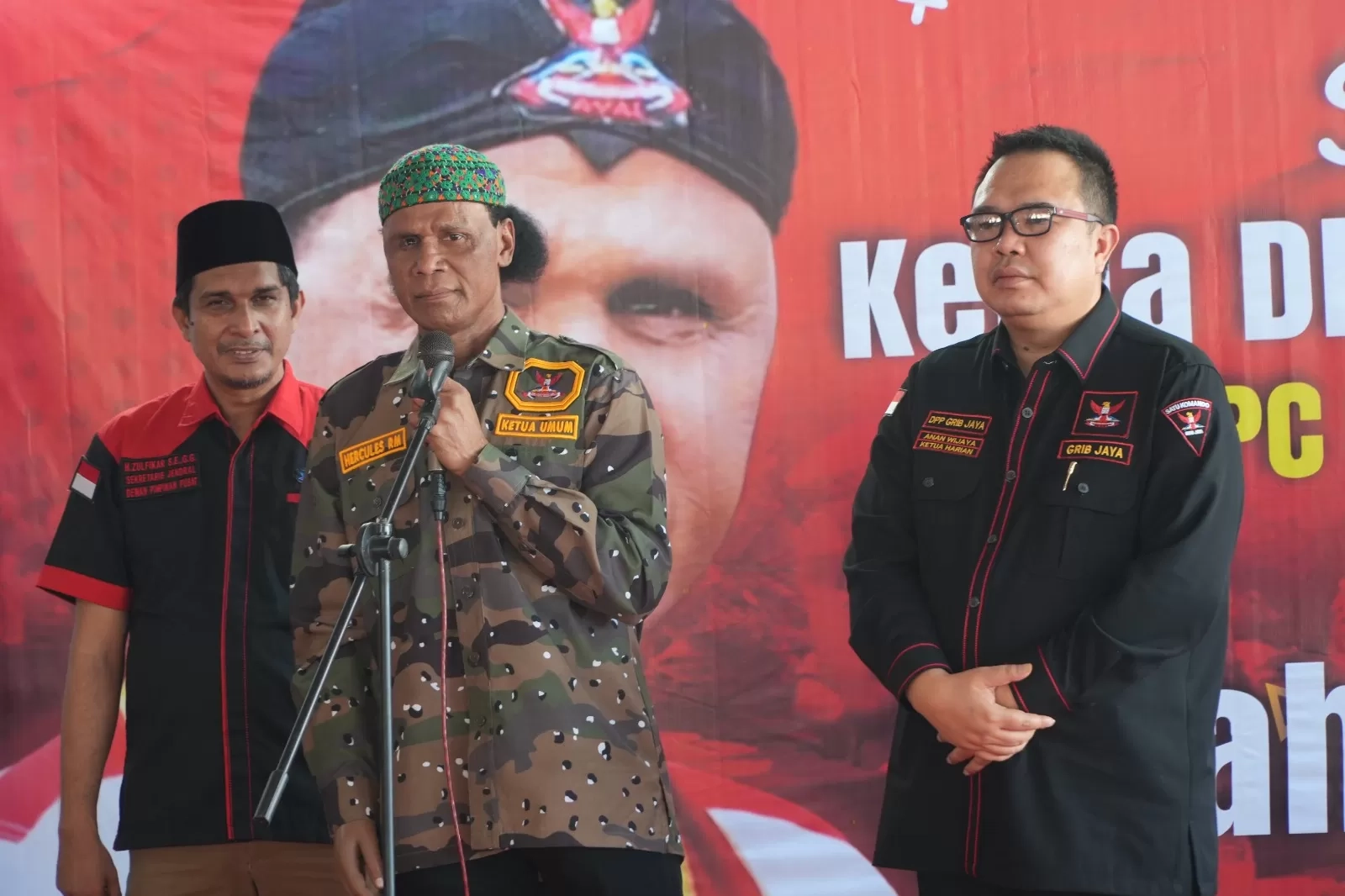 Hercules Kumpulkan Anak Buahnya se-Indonesia, Imbau Anggota GRIB Jaya Tak Takut jika Berbuat Benar
