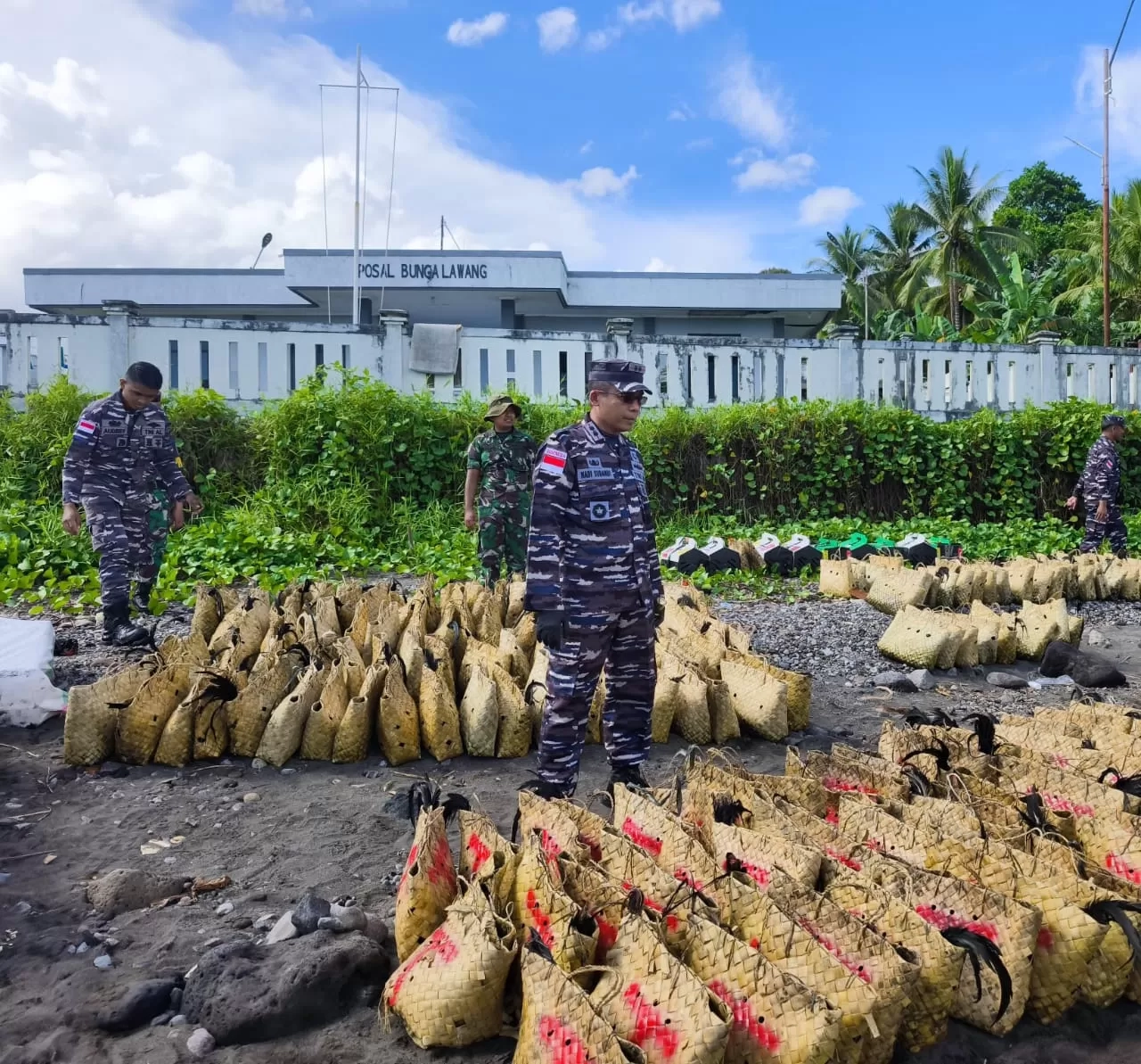 TNI AL Tangkap Kapal Bermuatan Ayam Ras Filipina dan Miras Ilegal Senilai Rp 2,2 Miliar