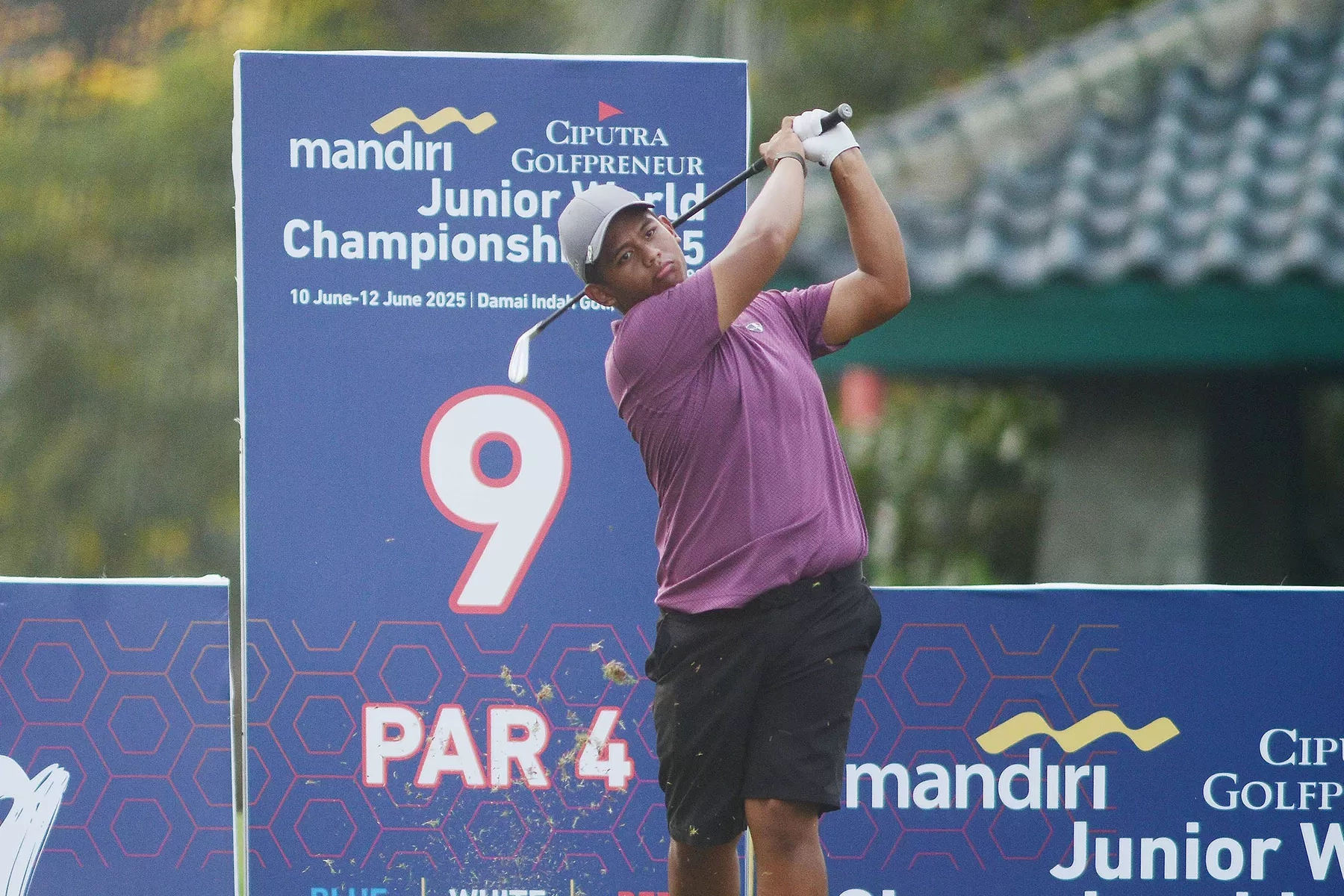 Rayhan Abdul Latief Tampil Memukau di Hari Pertama Ciputra Golfpreneur Junior World Championship 2025, Kalahkan Pegolf Namibia hingga India