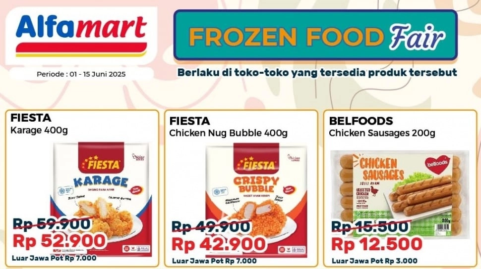 Cek Promo Frozen Food di Alfamart Hari Ini 10 Juni 2025: Serba Hemat, Cocok untuk Stok!