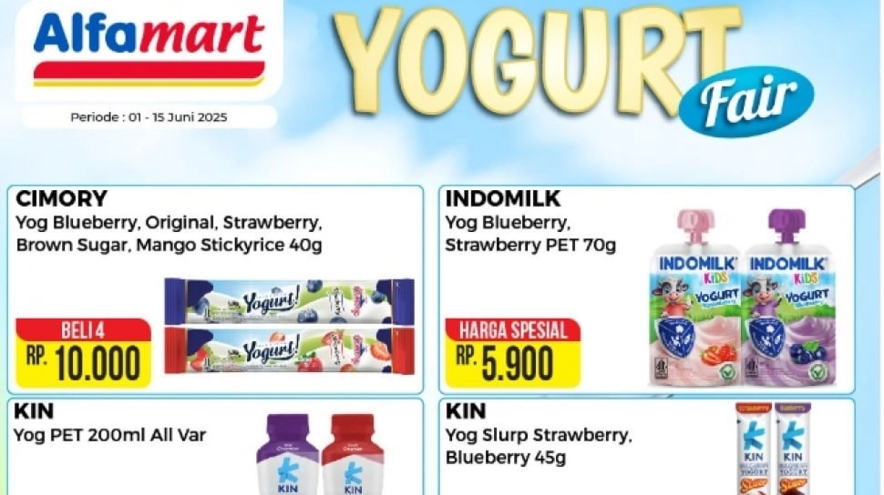 Promo Alfamart Hari Ini 10 Juni 2025: Ada Diskon Yoghurt Favorit, Bikin Sehat Dompet Aman