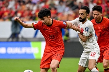 Hasil China Vs Bahrain 1-0: Wang Yudong Cetak Gol Penalti, Tim Naga Tak Jadi Juru Kunci