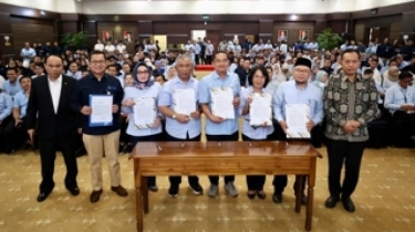 Wujudkan Koperasi Desa Berkelanjutan, Kemenkop dan LPDB Tandatangani Komitmen Integritas
