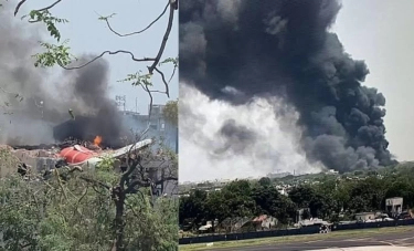 Breaking News! Pesawat Air India Sarat Muatan Jatuh Saat Lepas Landas Menuju London, Angkut 232 Penumpang dan 12 Awak