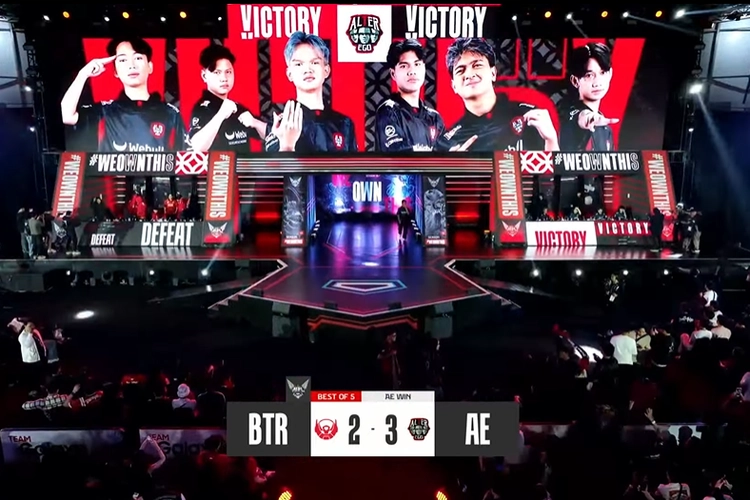 Hasil Playoff MPL S15 Hari Pertama, Alter Ego ''Remontada''