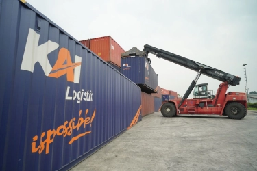 Volume Angkutan Kontainer Kereta Api 239.346 Ton pada Mei 2025, Catat Rekor