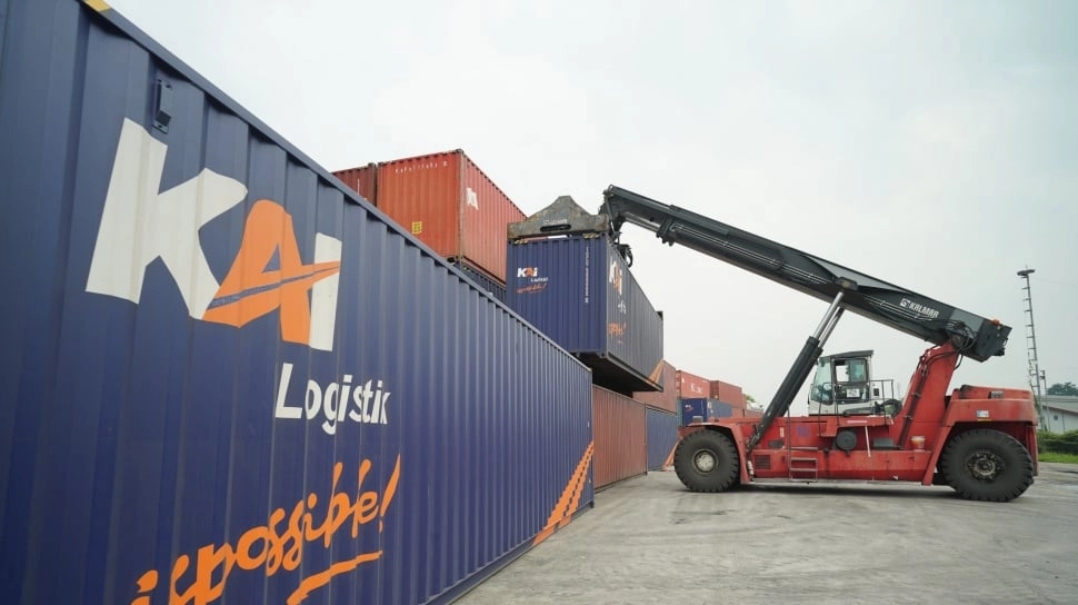 KAI Logistik Angkut 959.139 Ton Kontainer Hingga Mei 2025