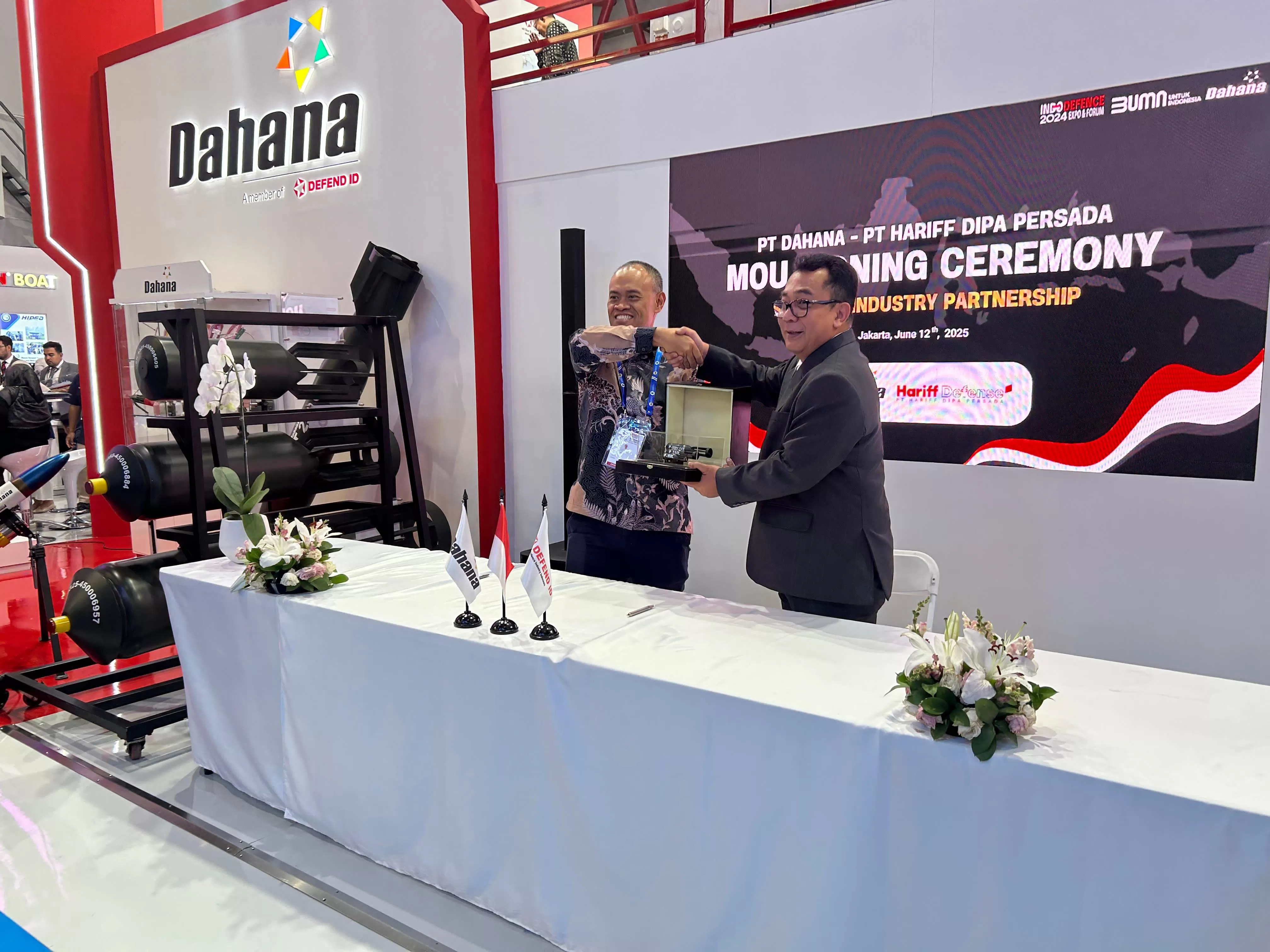 Dahana dan Hariff Defense Luncurkan Roket Senjata Lawan Tank di Indo Defence 2024, Sinergi BUMN dan Swasta