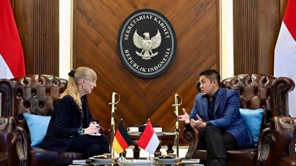 Bertemu di Kantor Setkab, Letkol Teddy dan Dubes Jerman Bahas Hubungan Bilateral, Apa Saja?