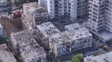 Gedung Luluh Lantak, Begini Penampakan Kota Tel Aviv Israel Usai Dihujani Rudal Iran