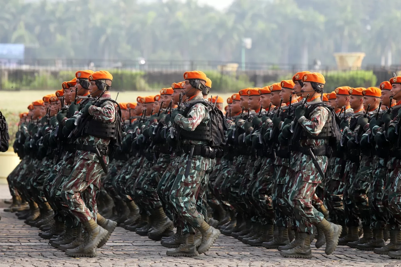 Pasukan Khusus Kopasgat TNI AU Turun Gunung Tangani Ancaman Bom Pesawat Jemaah Haji Saudi Airlines