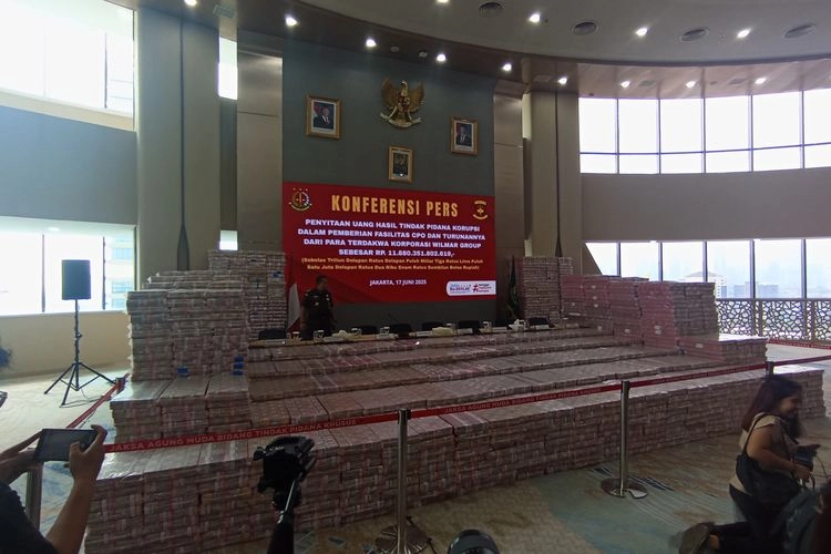 Pamer Gunungan Uang Sitaan Wilmar Group, Kejagung: Terbanyak dalam Sejarah