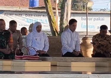 Ditemani Gubernur Jatim Khofifah, Wapres Gibran Ziarah ke Makam Bung Karno di Blitar