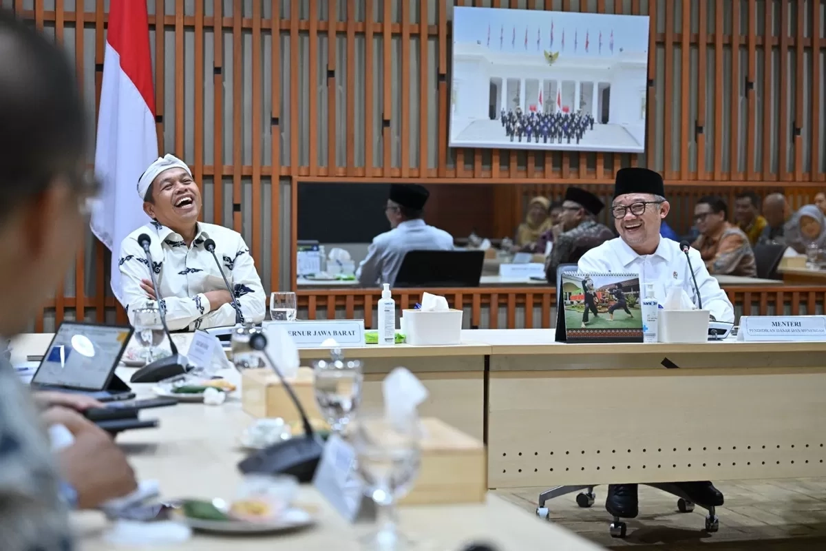 Gubernur Jawa Barat KDM Tiba-tiba ke Kantor Kemendikdasmen, Bahas Apa?