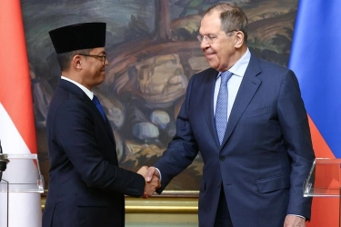 Menlu Sugiono Temui Menlu Rusia Bahas Persiapan Kunjungan Prabowo ke St. Petersburg
