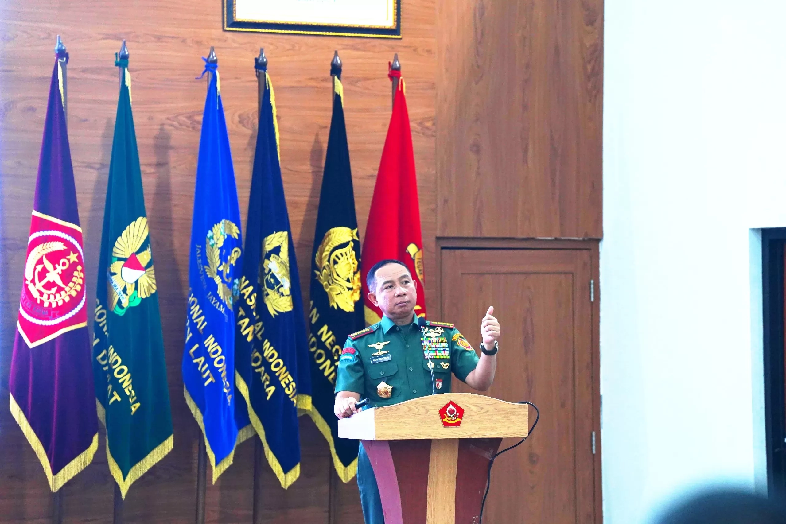 Di Tengah Situasi Panas Timur Tengah, Panglima TNI Singgung Standing Point Indonesia Saat Isi Kuliah Umum di Sesko TNI