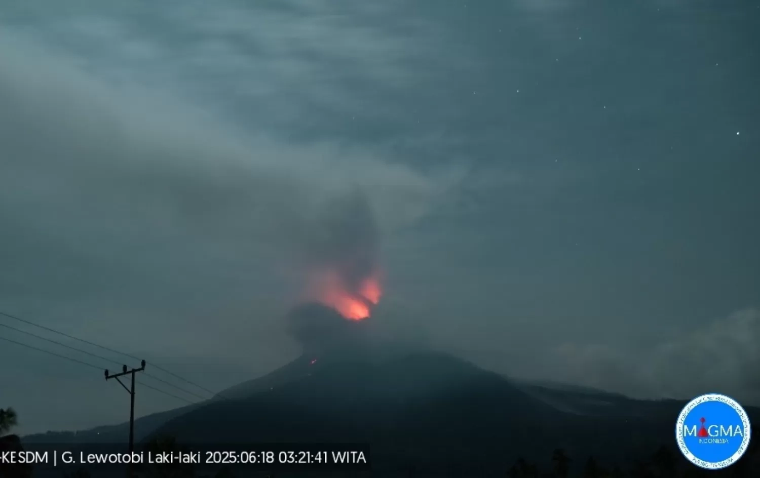Sebanyak 4.088 Warga Mengungsi Pasca Erupsi Gunung Lewotobi Laki-Laki, Status Masih level IV atau Awas