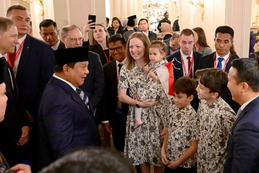 Presiden Prabowo Disambut Meriah Diaspora Indonesia di St. Petersburg Rusia